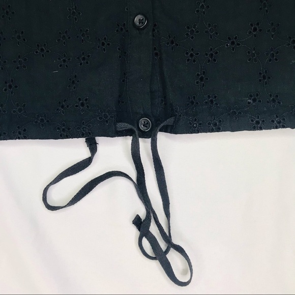 Free People Floral Eyelet Stars Align Blouse....Size M NWT - Picture 8 of 13